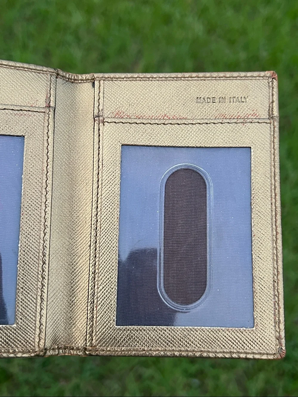 Prada bifold passcase/ID card holder